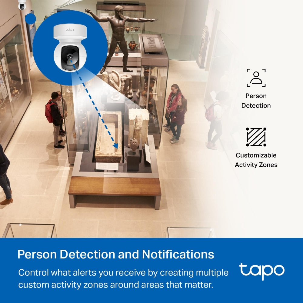 TP-LINK Tapo C202 – Caméra WiFi 360° – image 6