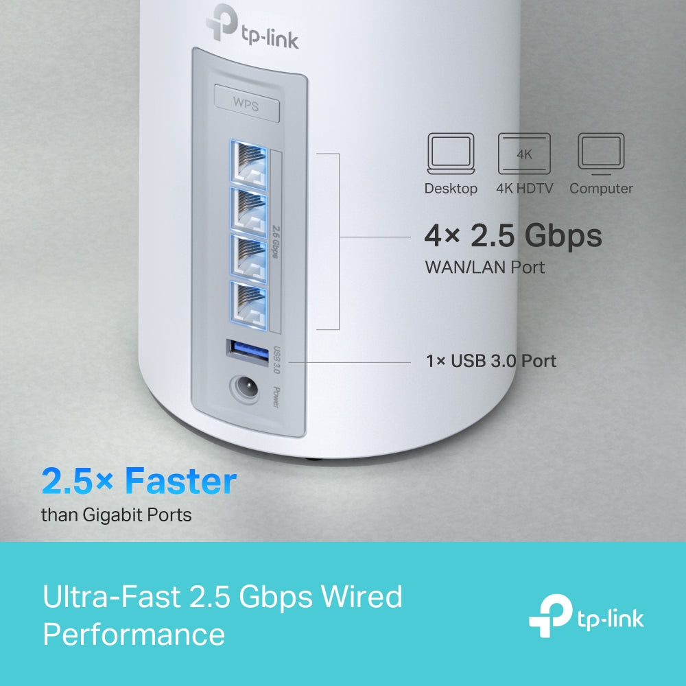 TP-LINK Deco BE65 (3-pack) – Mesh WiFi 7 Tri – image 7