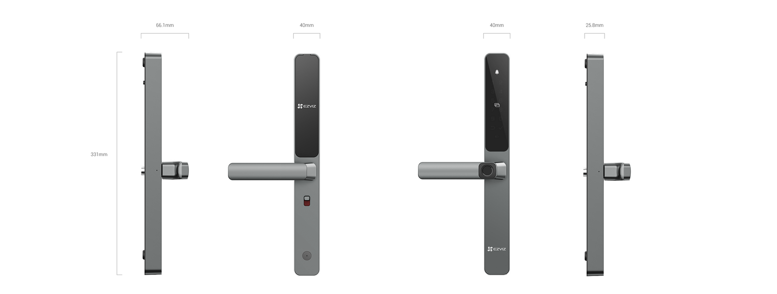 EZVIZ CS-DL06 – Serrure Connectée Empreinte – image 5