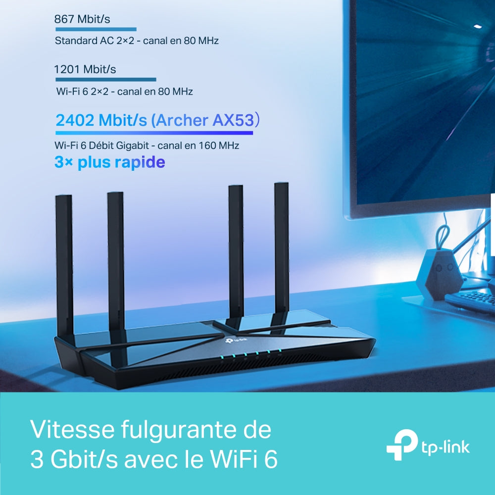 TP-Link Archer AX53 – Routeur WiFi 6 AX3000 Gigabit – image produit 6