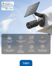 TP-Link Tapo C411 KIT Maroc | Caméra Solaire WiFi 2K 3MP – image 4