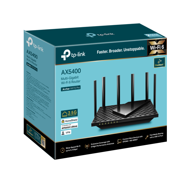 TP-LINK Archer AX72 – Routeur WiFi 6 AX5400