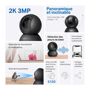 TP-LINK Tapo C211 – Caméra 2K Intérieure