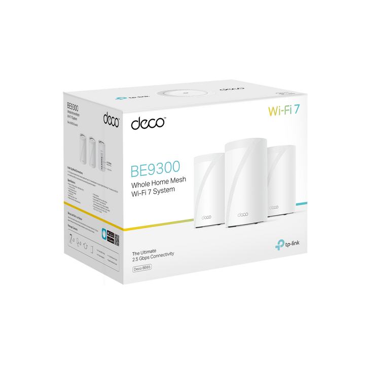 TP-LINK Deco BE65 (3-pack) – Mesh WiFi 7 Tri