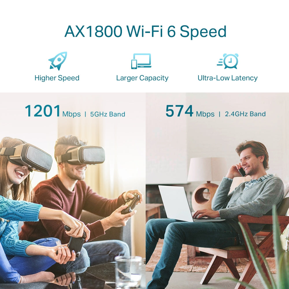 TP-LINK RE605X – Répéteur WiFi 6 AX1800 – image 5