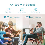 TP-LINK RE605X – Répéteur WiFi 6 AX1800 – image 5