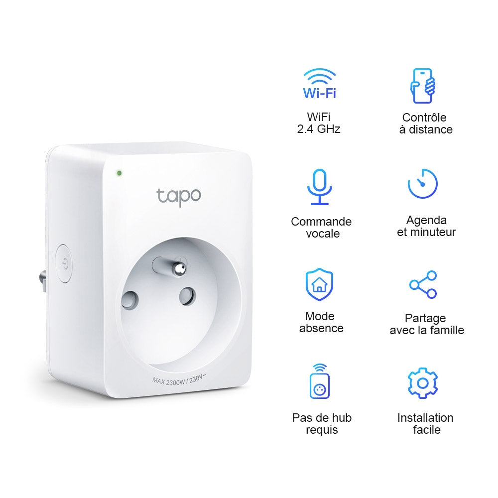 TP-LINK Tapo P100 – Prise Connectée Mini – image 3