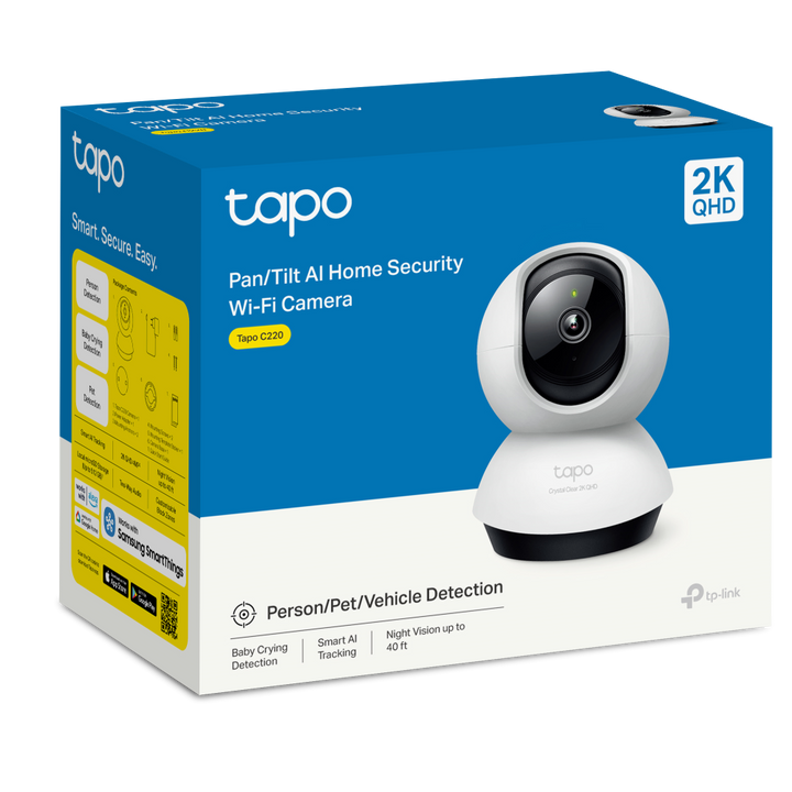 TP-LINK Tapo C220 – Caméra 2K 4MP