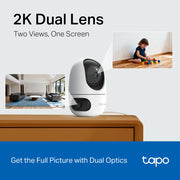 Tapo C245D – Caméra WiFi Double Objectif 2K 3MP