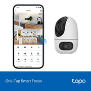 Tapo C245D – Caméra WiFi Double Objectif 2K 3MP