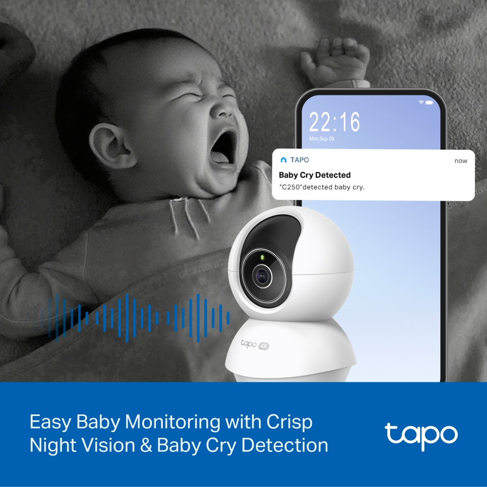 TP-LINK Tapo C250 – Caméra 4K AI Zoom – image 5
