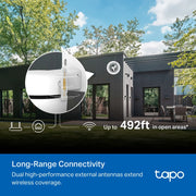 Tapo C530WS Caméra de surveillance Outdoor panoramique et inclinable