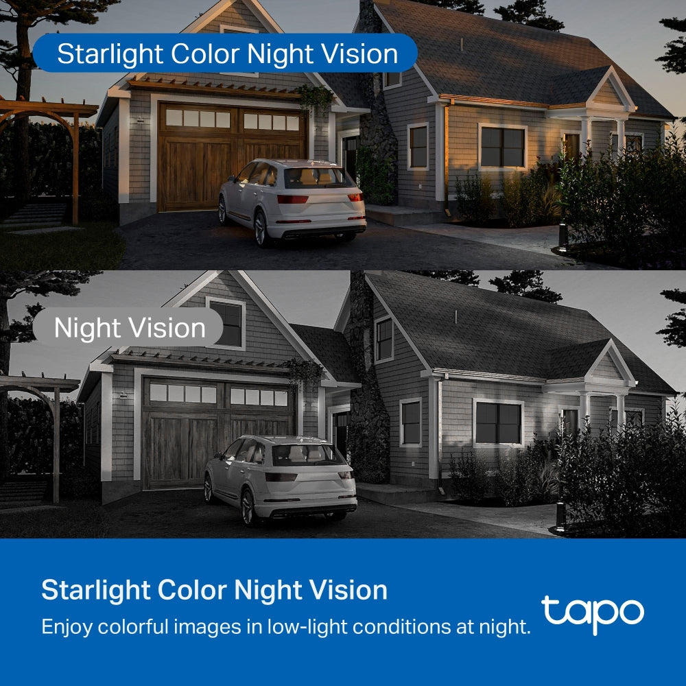Tapo C530WS Caméra de surveillance Outdoor panoramique et inclinable