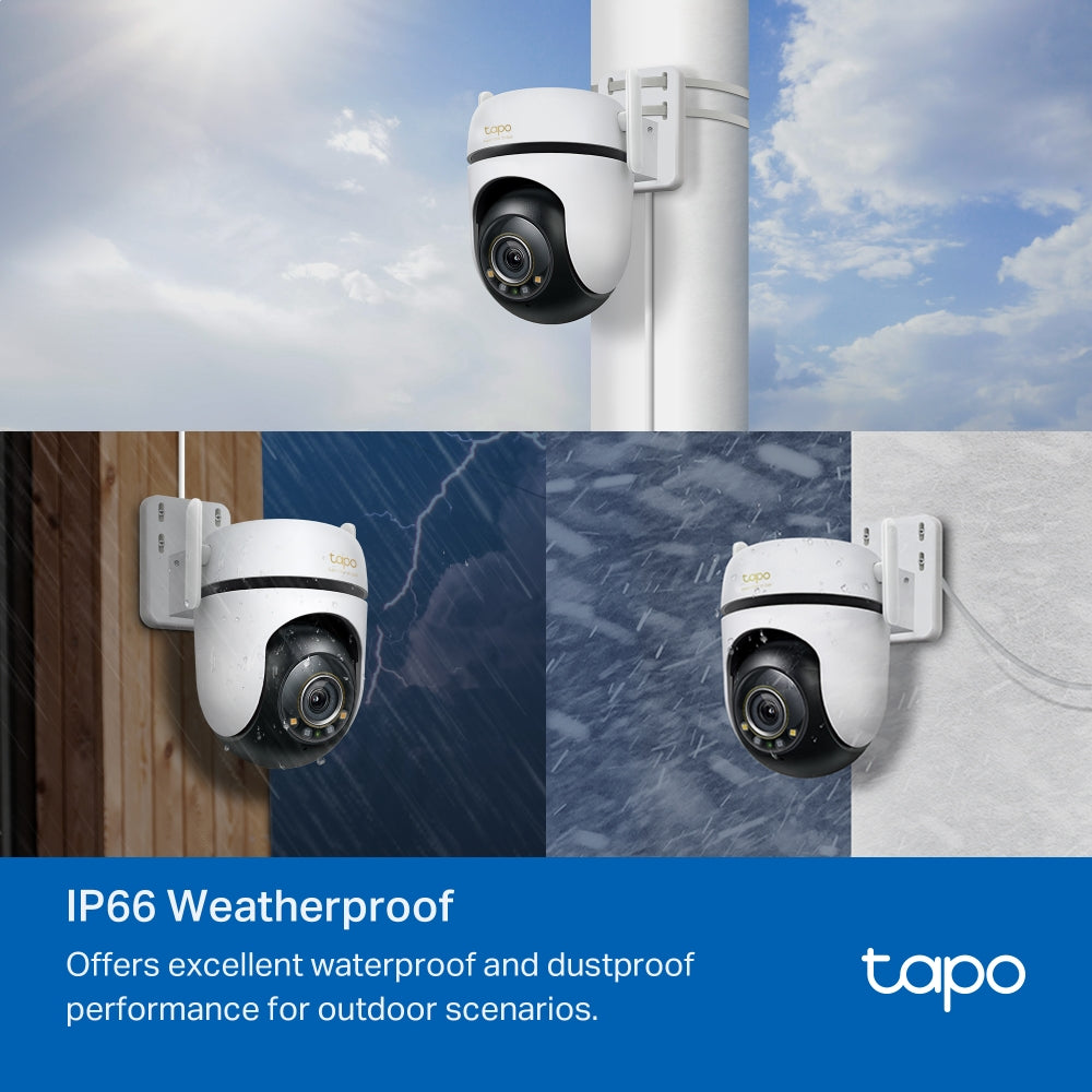 Tapo C530WS Caméra de surveillance Outdoor panoramique et inclinable