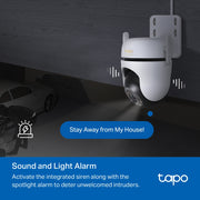 Tapo C530WS Caméra de surveillance Outdoor panoramique et inclinable