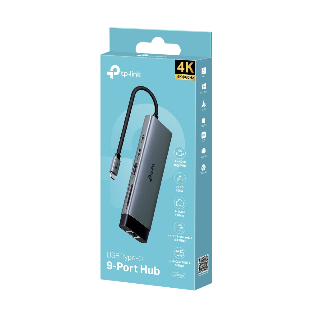 TP-LINK UH9120C – Hub USB-C 9 Ports