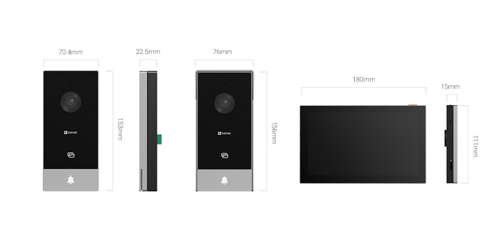 EZVIZ CS-HP5 – Interphone Vidéo avec RFID