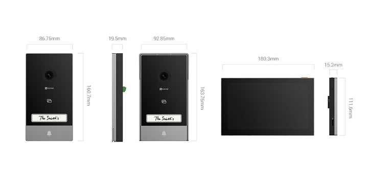 EZVIZ CS-HP7 – Interphone Vidéo Connecté