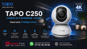 Caméra TP-Link Tapo C250 4K Wi-Fi 360° | Vision Nocturne | Détection IA